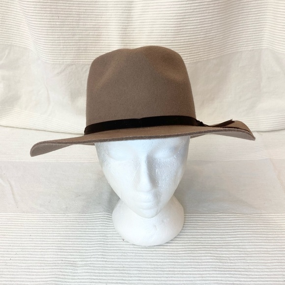 Lucky Brand 100% Genuine Wool Felt Bow Hat Fedora - Picture 2 of 16